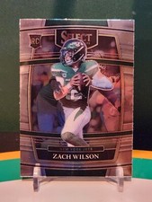 2021 Panini Select Football - Rookie #44 Zach Wilson (RC) - New York Jets