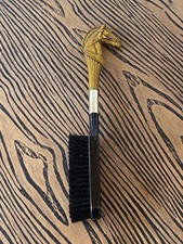 Vintage Horse Head Shoe Brush - Made in Japan - Equestrian Nice