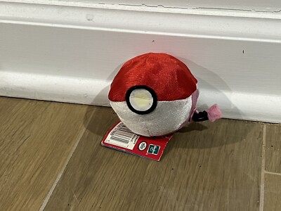 1999 Nintendo Pokemon Quick Change Plush Pokeball Jigglypuff #39 w tag