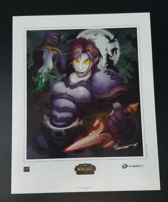 WoW TCG World of Warcraft ArtWork 2007 UDE Limited Edition - Undead Rogue