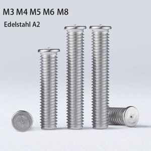 30 Stück Anschweißbolzen M8x15 – Stahl Verkupfe Produktbild-Vorschau 4