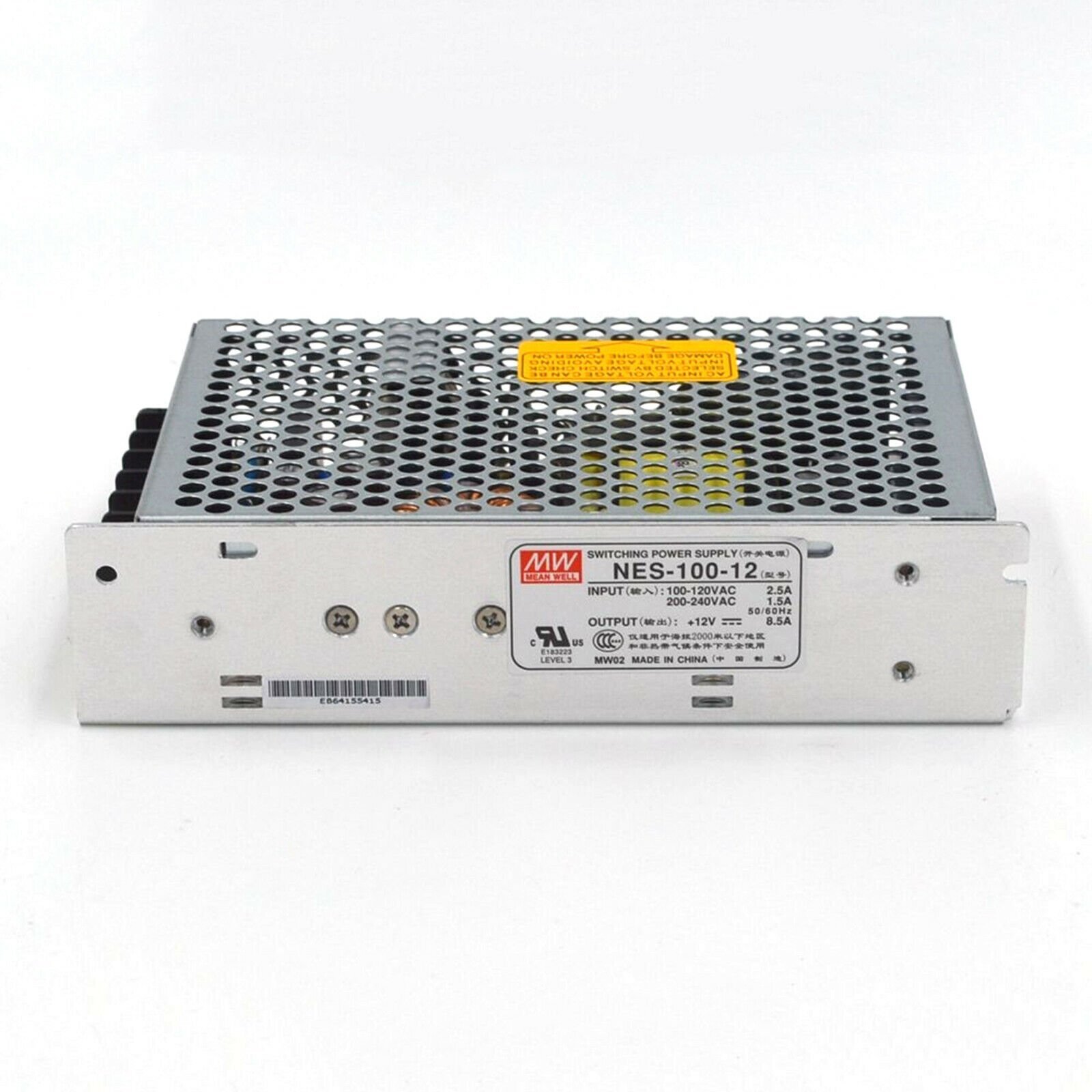 NES-100-12 12V 8.5A New For MEAN WELL Switching Power Supply Free ...