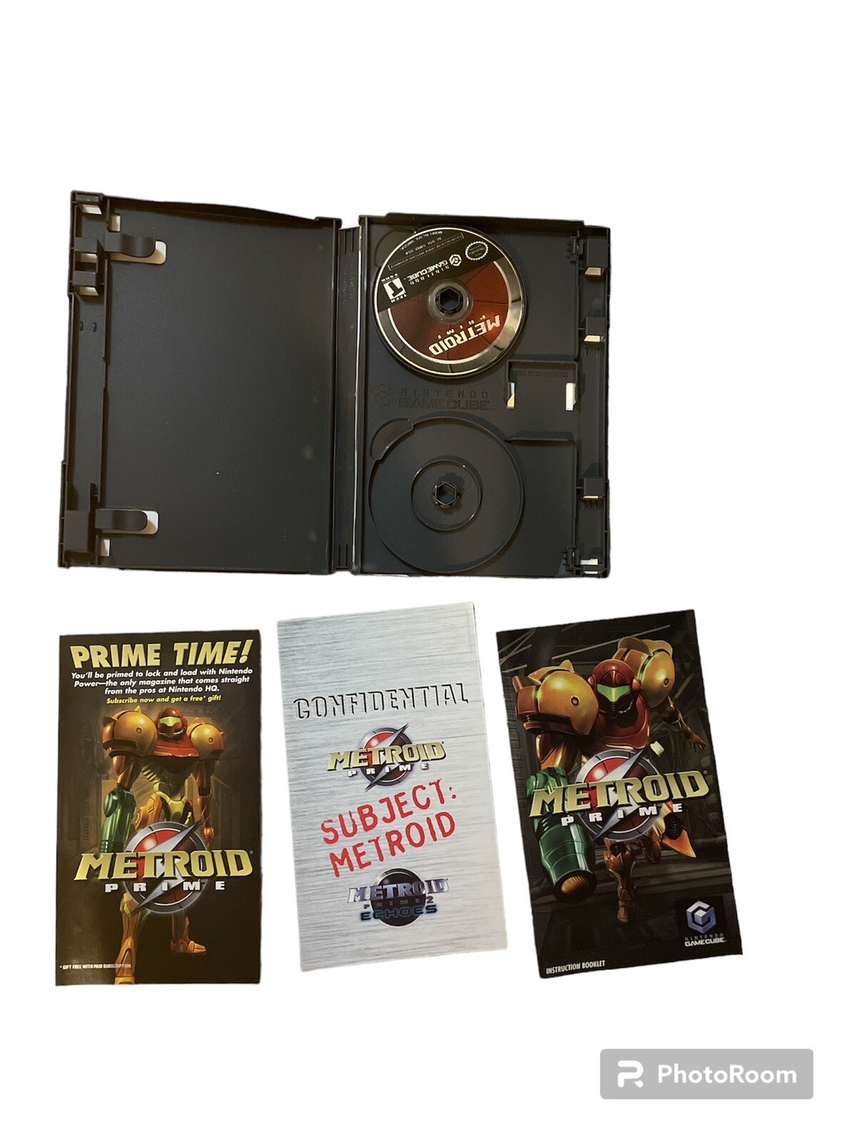 Metroid Prime (GameCube, 2002) Tested- Disc, Booklets, And Case(Echoes ...