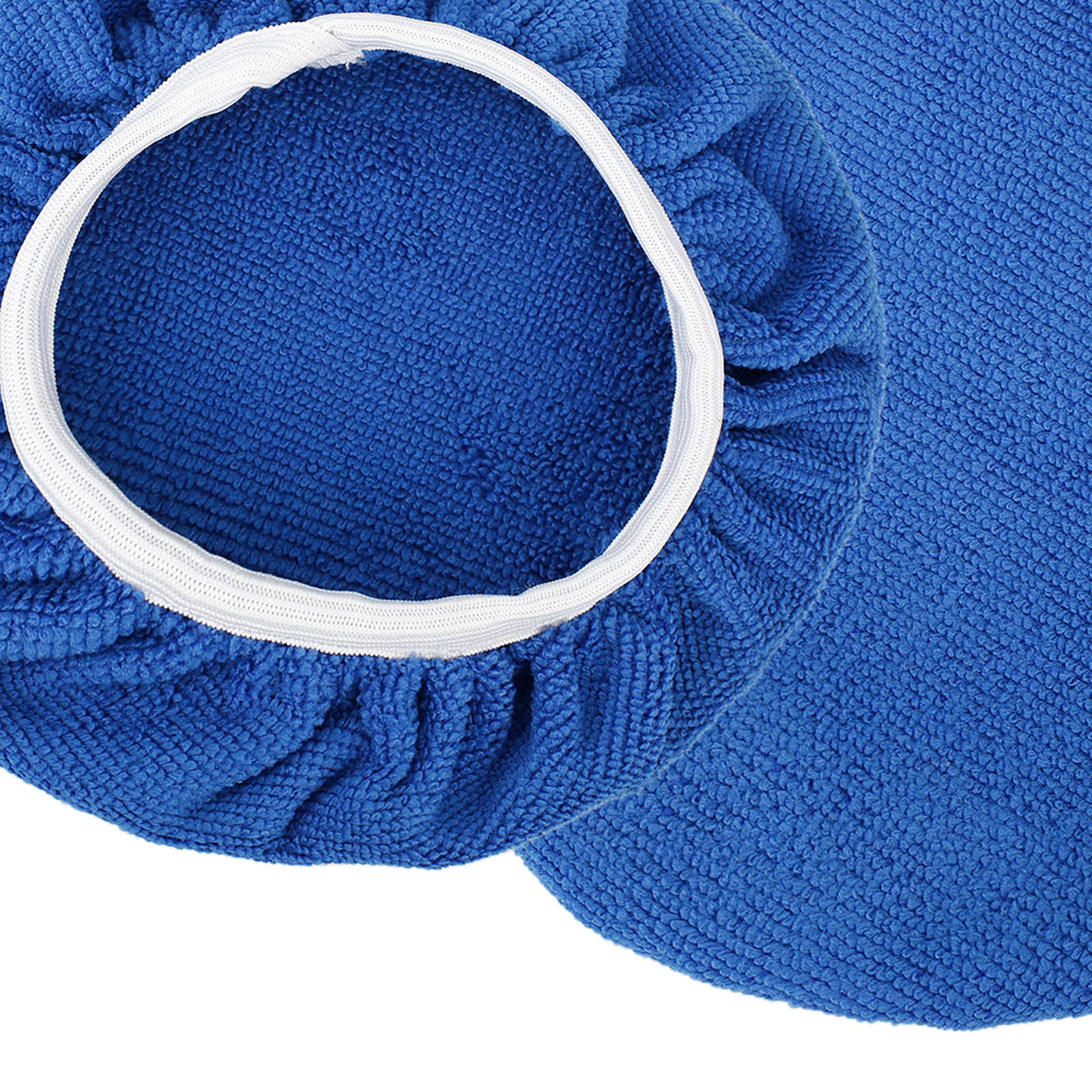 Pack(8) 9-10" Navy Microfiber Car Polishing Waxing Bonnet Buffing Pad Cover