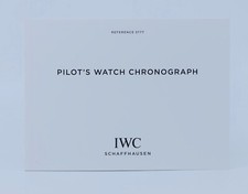 IWC Pilota Cronografo 3777 Libretto Manuale