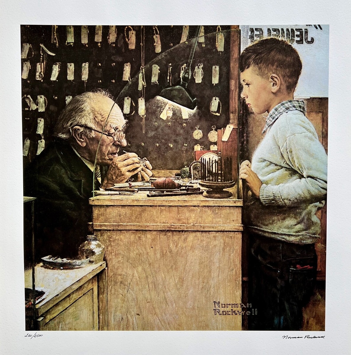 Norman Rockwell（1989年刊） Norman Rockwell art deco print 