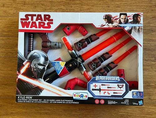 Star Wars Kylo Ren - Toys R Us Exclusive Bladebuilders Lightsaber Set - NIB