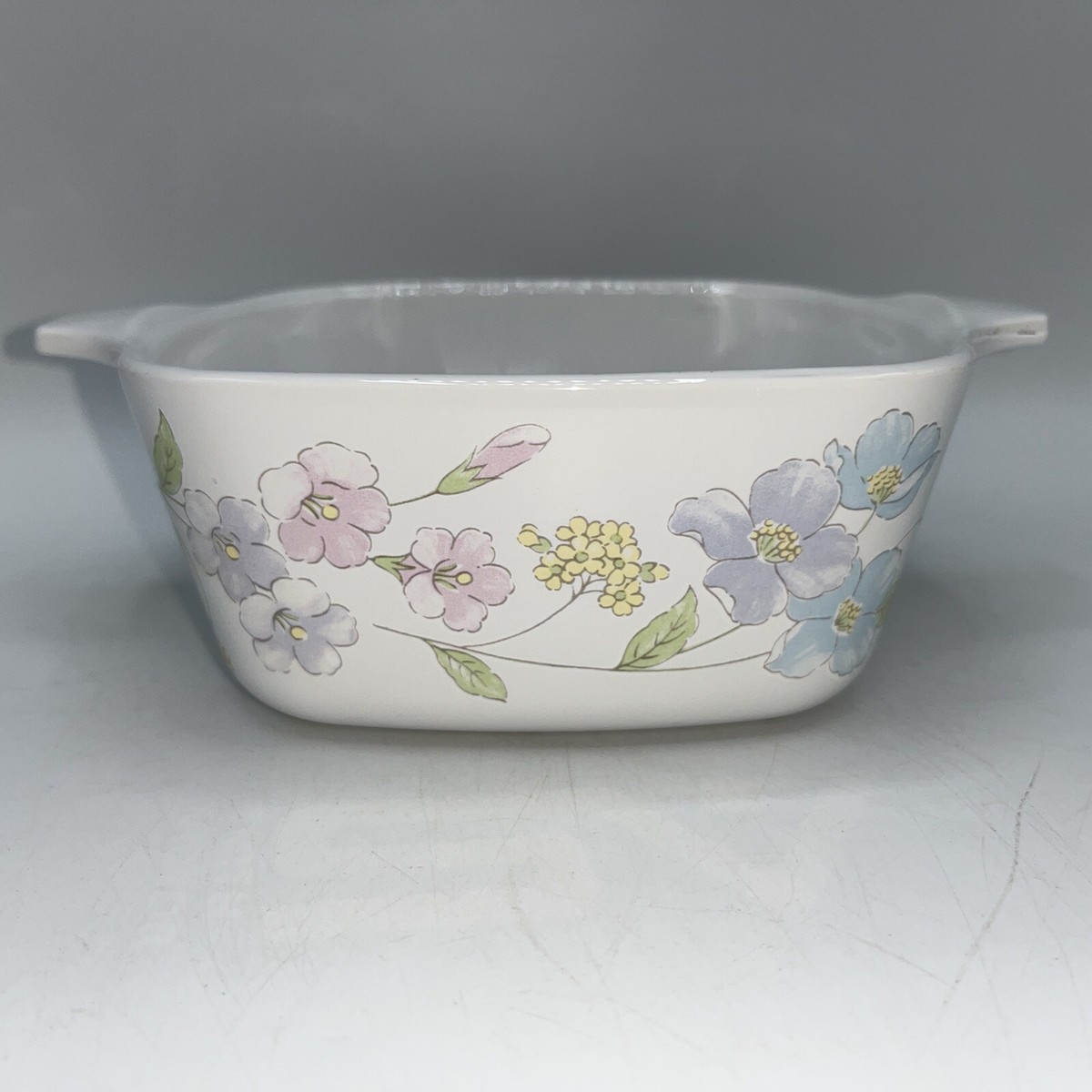 Vintage Corning Ware “Pastel Bouquet” P-43-B Casserole Dish 2 3/4