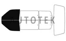 PreCut Film Front Two Door Windows Tint For Dodge Grand Caravan 1992-1995