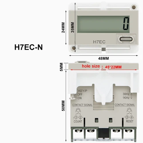 H7EC-BLM 6/8-Bit LED elektronischer Zähler für BVLM Stanzgeräte Ein/Aus - Picture 16 of 16
