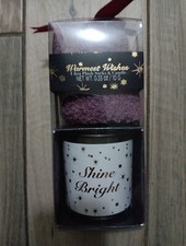 Warm wishes Ultra Plush Socks and Candle