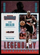 2020-21 Panini Contenders Legendary Holo SSP Clyde Drexler #9