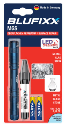 BLUFIXX-Pro Set MGS Metal, Glass and Stone - Clear 5.4g