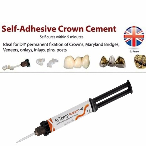EXTRA STRONG, Permanent Dental Cement For Caps, Crowns, Bridges, Posts