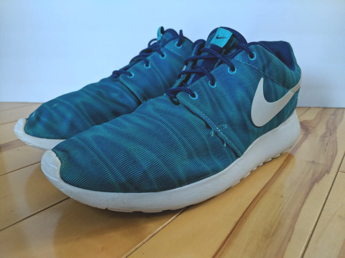 Nike Roshe One Print Blue Graphic Men Size 10 Shoes