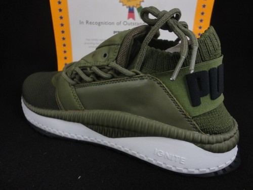 Puma Tsugi Shinsei, Olive Night / Puma White, Ignite, 363759 04, Sz 11.5