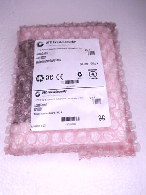 UTC Fire & Security 430160001 Wiegand Interface Adapter-WU-4 NEW Sealed (040125)