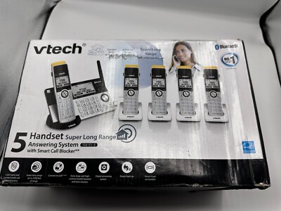VTech IS8151-5 Handset DECT 6.0 Super Long Range Answering System - Black
