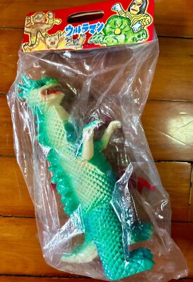 Bullmark Ultraman Series Bemular Kaiju Green Limited Figure Sofubi Toy H18CM/7in