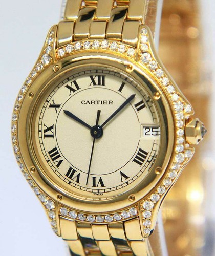 Cartier Cougar Panthere 18k Yellow Gold 