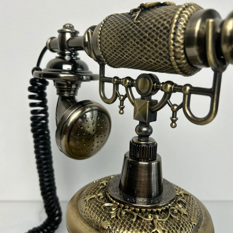 Vintage Wedding Audio Guestbook Gold Recorder Reusable Guest Book Phone Wedding - Image 4 of 4