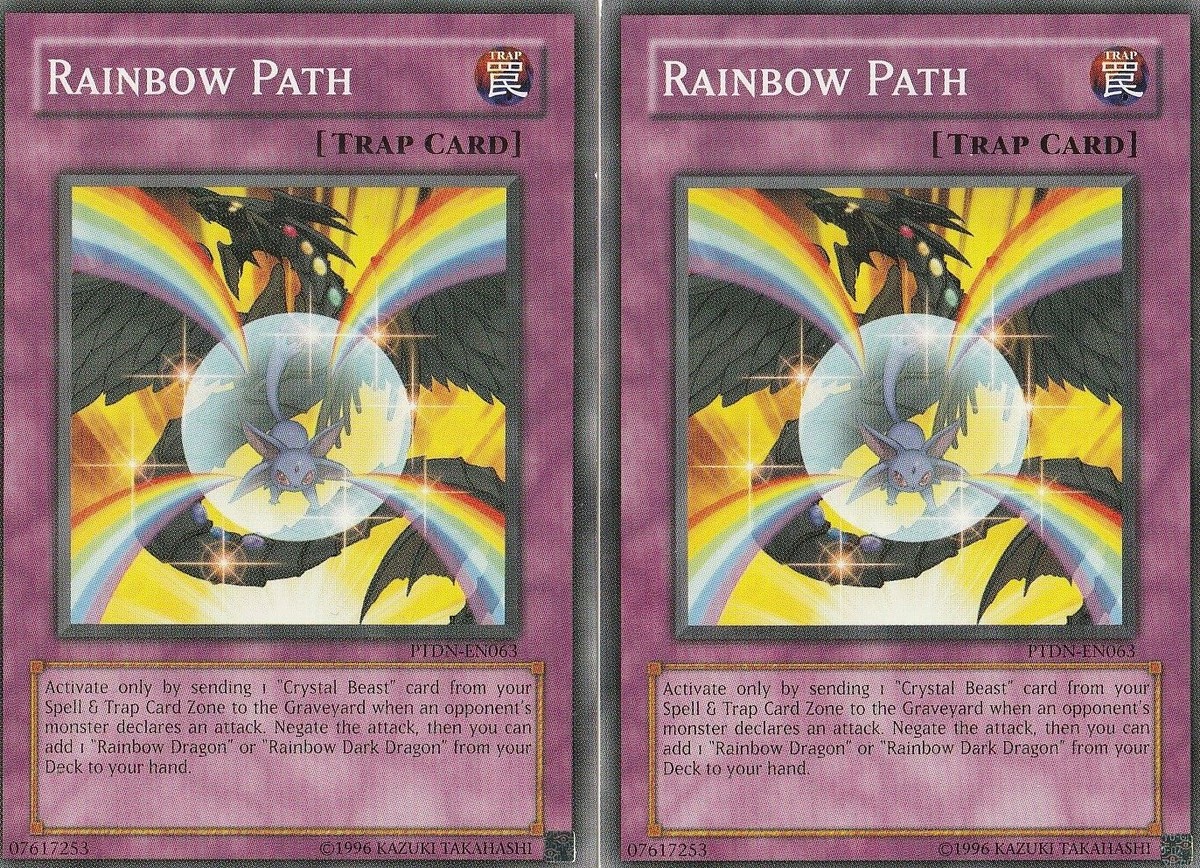Yu-Gi-Oh! Rainbow Path Card - PTDN-EN063 Common From Phantom Darkness Set