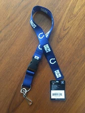BNWT NFL Indianapolis Colts Blue Lanyard