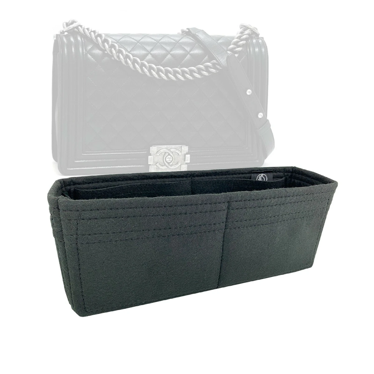 The Perfect Tote Organizer Mini - Tote Bag Organizer Caviar Black