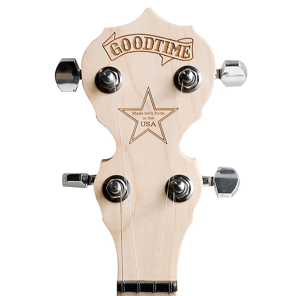 Deering Goodtime Left-Handed Openback 5-String Banjo, Natural, Made in USA - Image 2 of 4