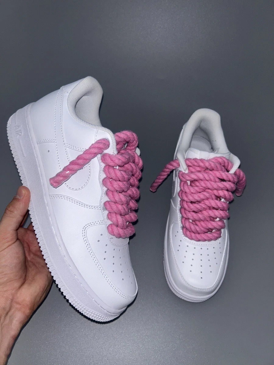 Nike Air Force 1 Rope Lace Bubblegum Pink Brand New With Box Uk 6