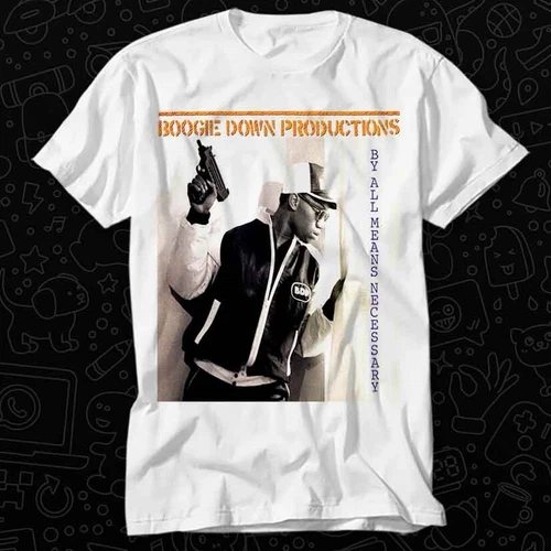 T-Shirt Boogie Down Productions 80er Jahre Rap Hip Hop Musik Album - Bild 1 von 3