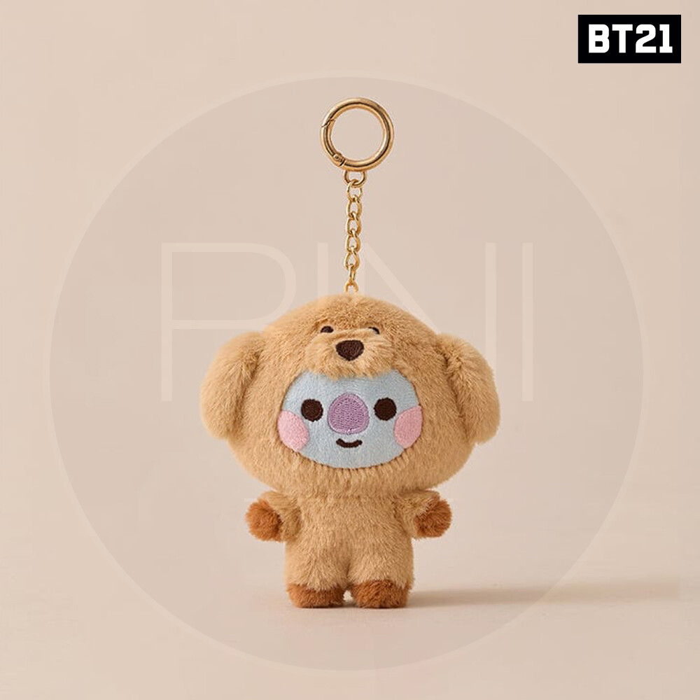 BTS BT21 Official Authentic Goods BABY PLUSH KEYRING FLUFFY