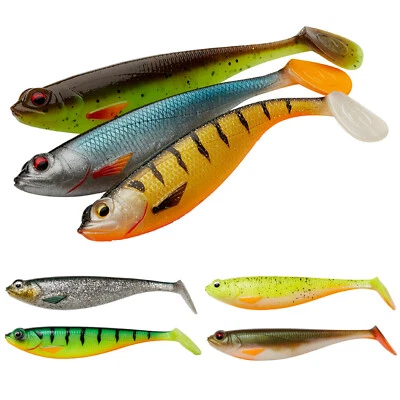 DAM Effzett Shadster 12cm 15cm 20cm Gummifisch Zander Hecht Wels Köder Softbait