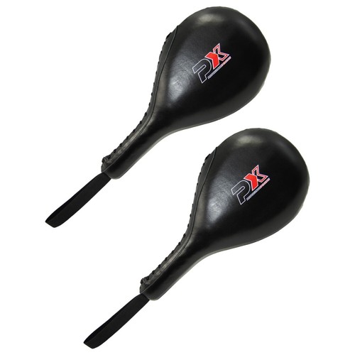 TEKKA BUDO Schlag-Pratzen (Paar), Boxing Paddle Trainer, Schlagtraining, schwarz - Bild 1 von 2