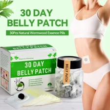 30 Day Fat Burning Belly Patch Natural Slim Detox Weight Loss Flat Tummy Plaster