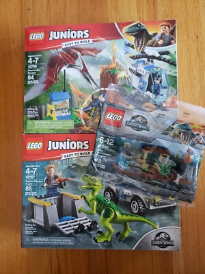 LEGO 10757 Jurassic World Raptor Rescue Truck, 10756
