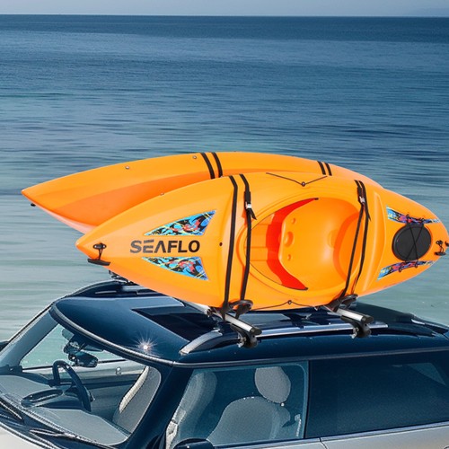 VEVOR Kayak Roof Rack 2 Pairs Soft Roof Rack Carrier for kayak SurfBoard Car SUV - Imagen 8 de 12