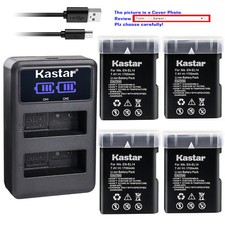 Kastar Battery LED2 Charger for OEM Nikon EN-EL14 Battery Genuine MH-24 Charger