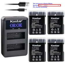 Kastar Battery LED2 Charger for Nikon EN-EL14 Battery & Nikon D5600 DSLR Camera