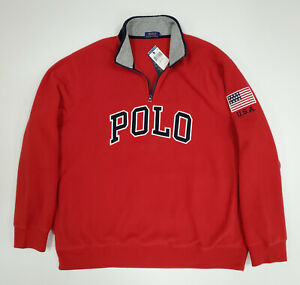 polo fleece sweatshirt