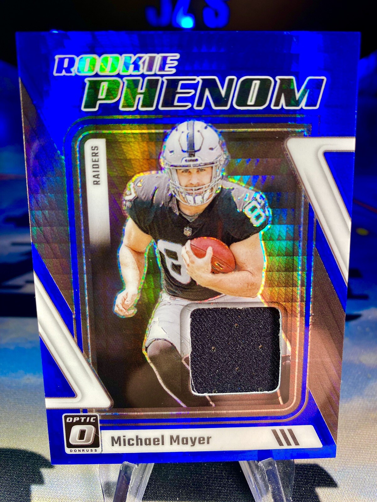 Michael Mayer Panini Donruss Optic Rookie Phenoms Relics #RPMMA Blue Hyper