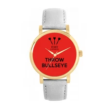 Toff London TLWS-30331 Ladies Red Throw Bullseye Watch