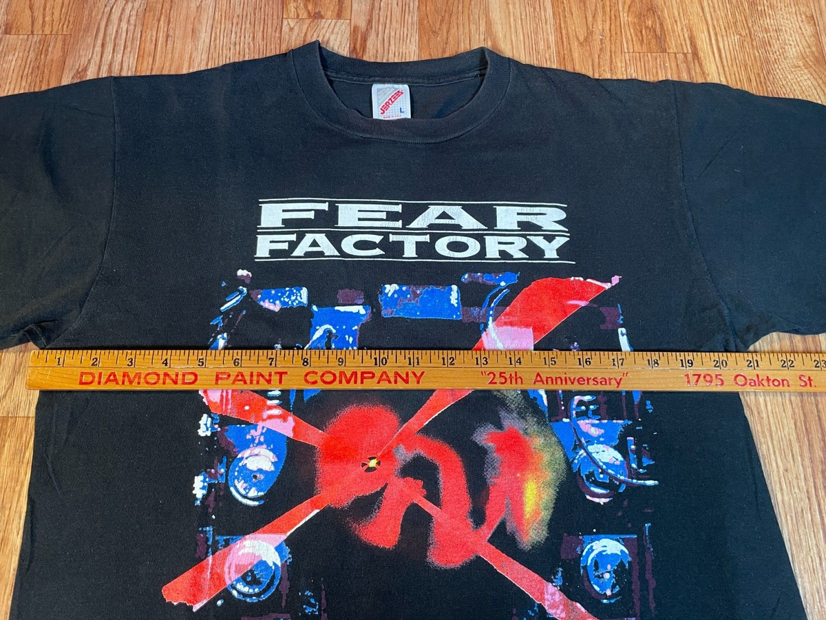 FEAR FACTORY Tシャツ 93年　フィアー ファクトリー ヴィンテージ Vintage 1993 Fear Factory Soul Of A New Machine T-Shirt L Blue