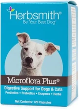 Herbsmith Microflora Plus – Dog Digestion Aid –Probiotics and Digestive