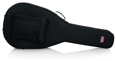 Gator Cases Lightweight Polyfoam Guitar Case For Jumbo-style Acoustic Guitars