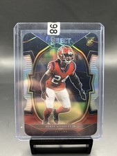 Derek Stingley Jr. Select Concourse Prizm Black and Red Die Cut Rookie Card 2022