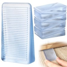 AccEncyc 8 Pack Clear Plastic Shims, Level Wedge, Furniture Levelers,