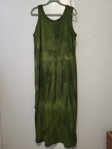 The Mountain Tank Dress Maxi Celtic Tree Of Life Forest Mythical XL Green - Picture 6 of 8