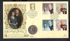 GB - 1997 Royal Golden Wedding Benham PNC Coin First Day Cover