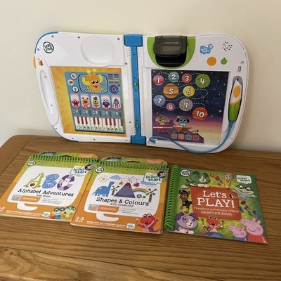 Leap Start Leap Frog 3D elektronisches Lernen pädagogisch + 3 Bücher - sehr guter Zustand (#A)